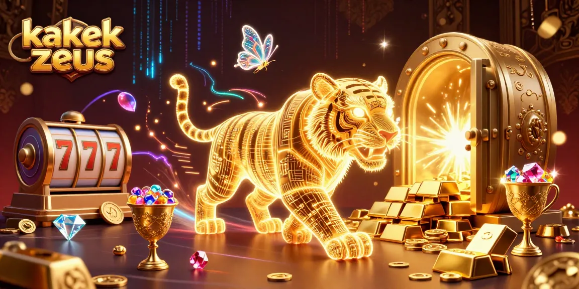 Experience the thrill of kakek zeus in this dynamic casino scene filled with energy and golden treasures.