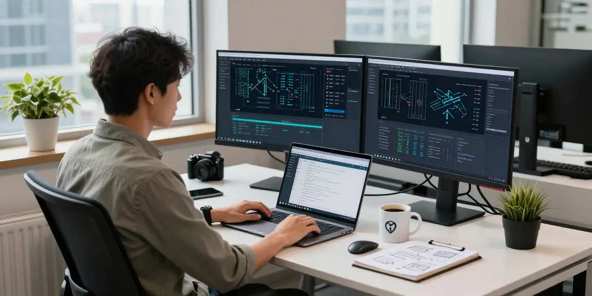 快速连接和隐私保护的VPN技术工作环境，展示了quickq的网络诊断和配置软件