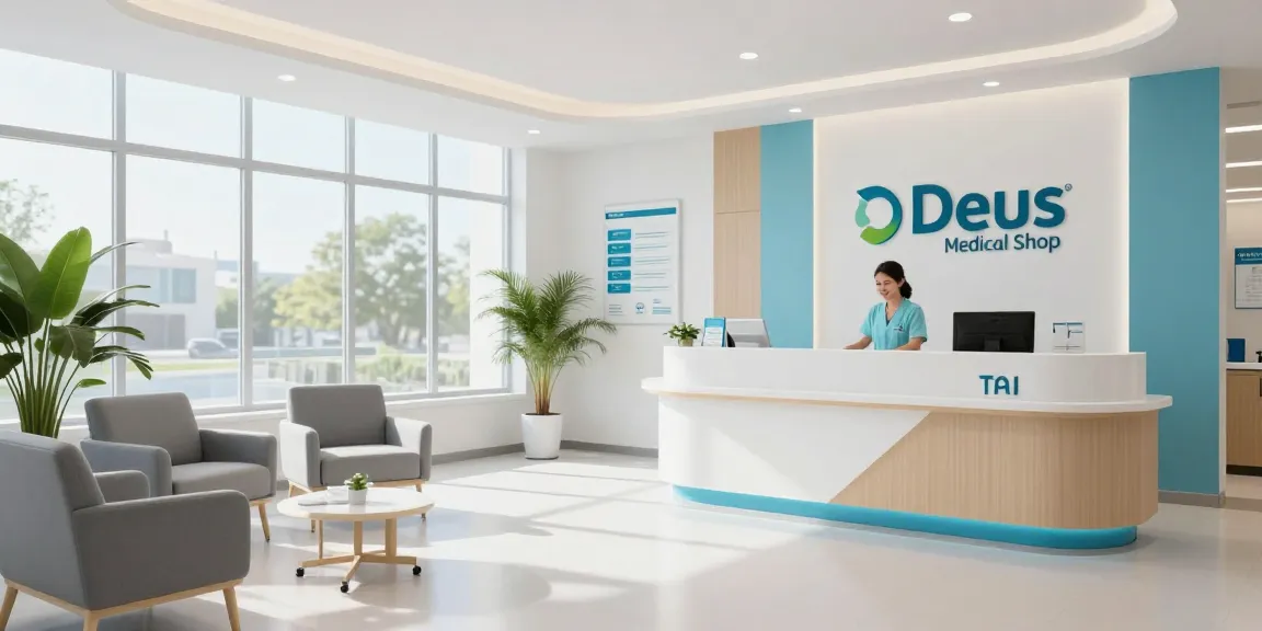 Deus Medical Shop offering quality medical services in a welcoming health clinic environment.