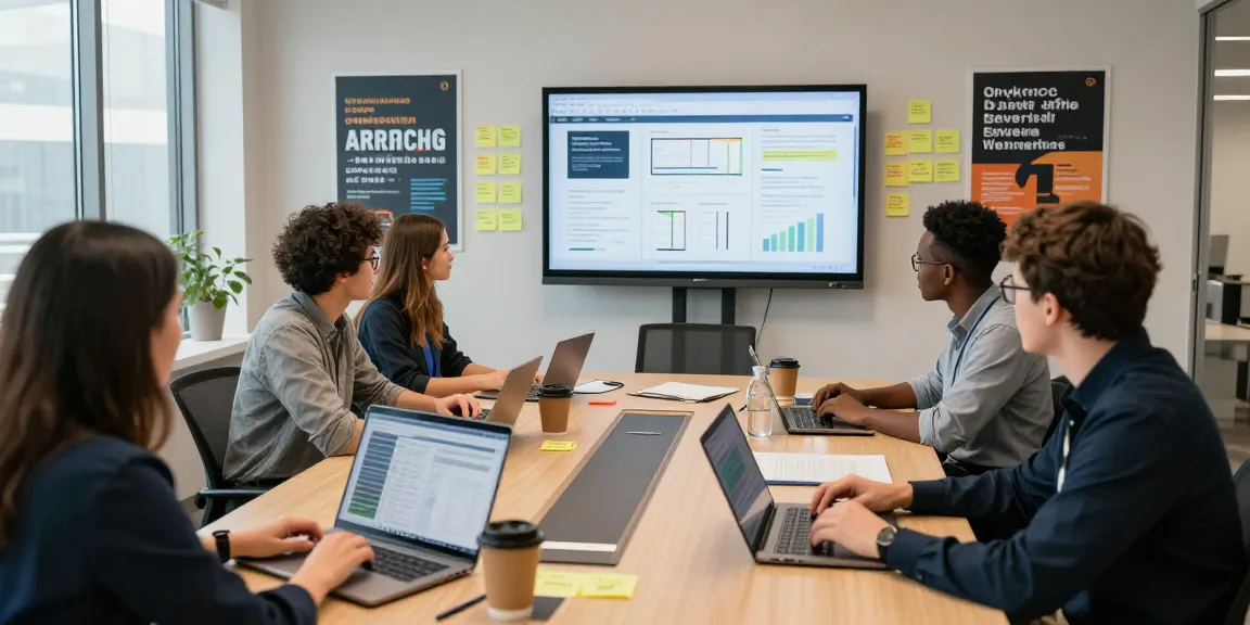 Team collaborating at a Spokane marketing agency, showcasing dynamic marketing strategies and analytics.