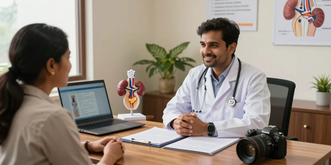 Consultation with a urologist in Bhopal, showcasing a patient-centered approach and medical professionalism.