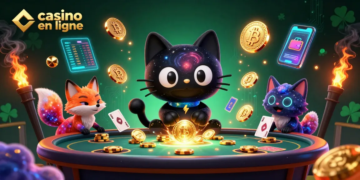Jouez au casino en ligne avec des éléments animés et une ambiance cosmique captivante.