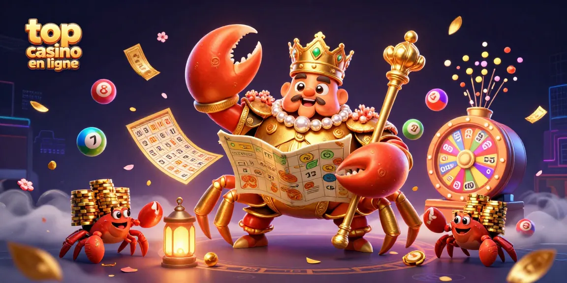 Découvrez les caractéristiques du top casino en ligne dans une illustration dynamique et colorée.