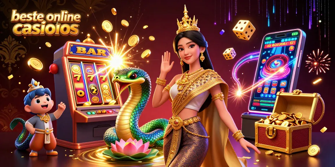 Play and win at the beste online casinos with vibrant characters and exciting game elements.