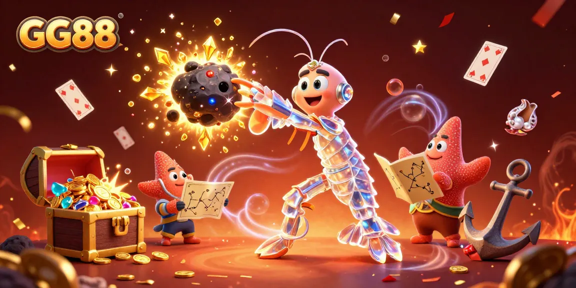 Experience thrilling gameplay at GG88 with exciting games, golden gems, and vibrant underwater elements.