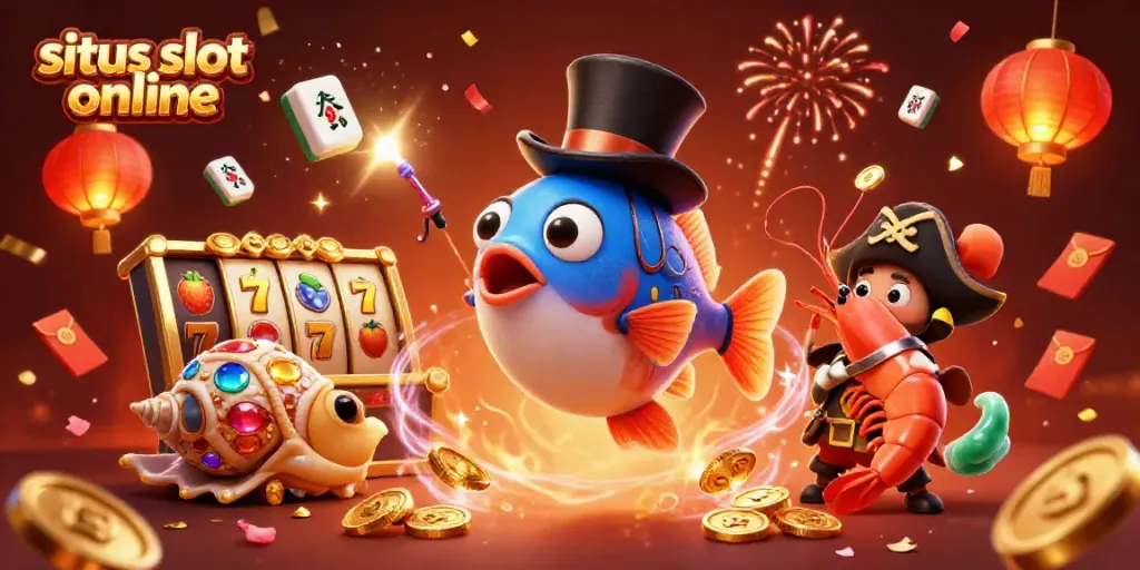 Engage in exciting gameplay at situs slot online with dynamic slot elements and vibrant characters.
