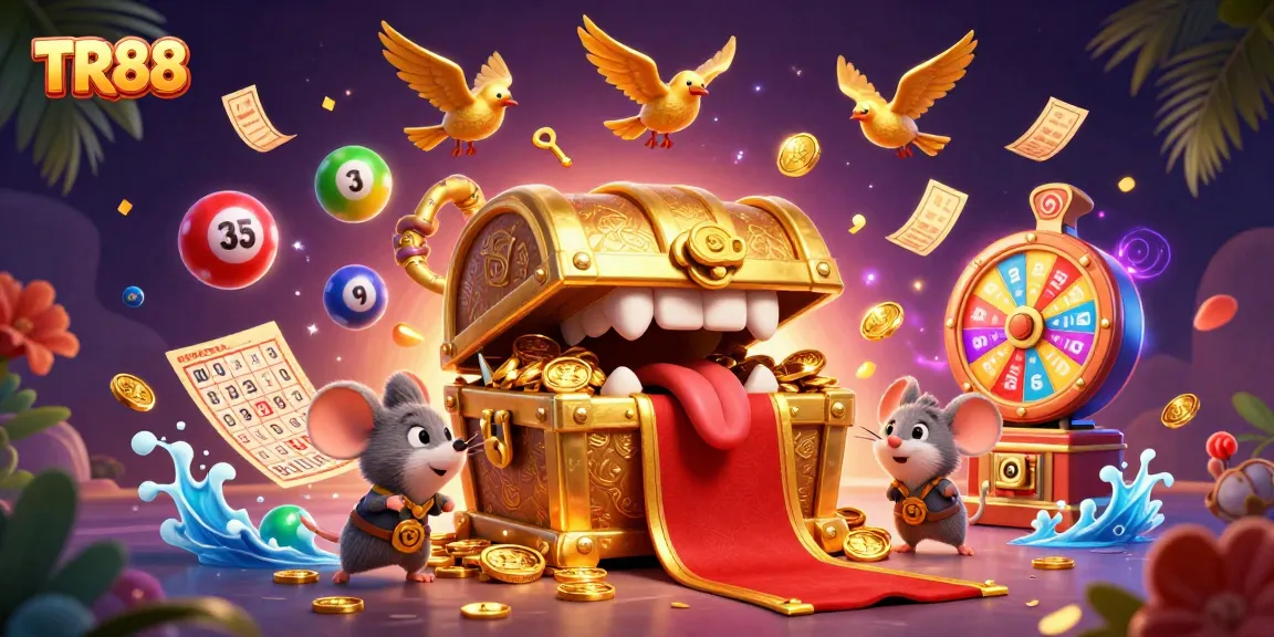 Engage with TR88's vibrant lottery scene full of excitement and golden opportunities.