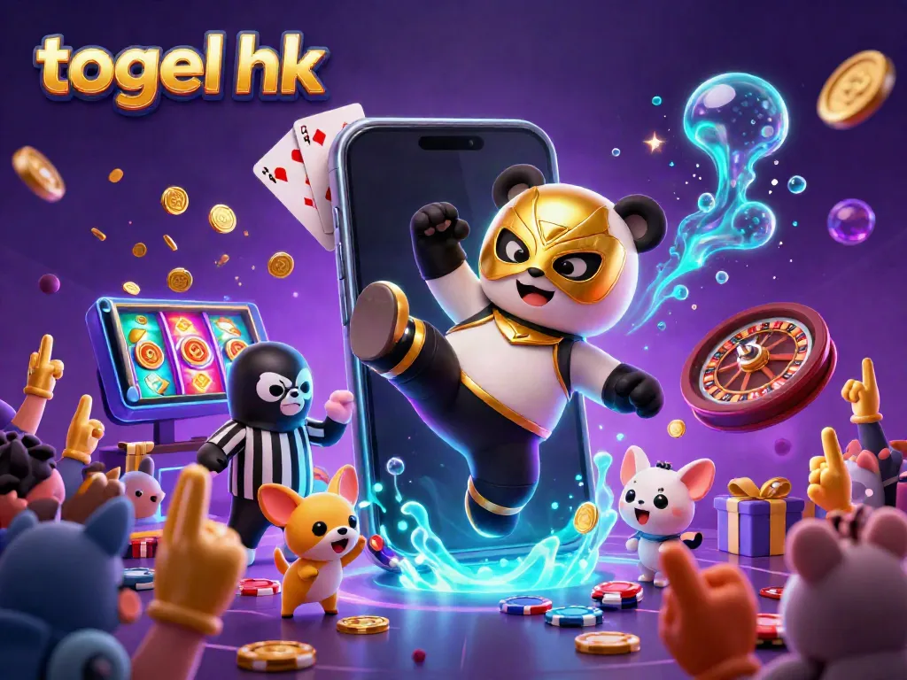 Tampilkan togel hk dengan panda pegulat bertopeng dan penggemar hewan, menghadirkan aksi penuh energi di kasino.