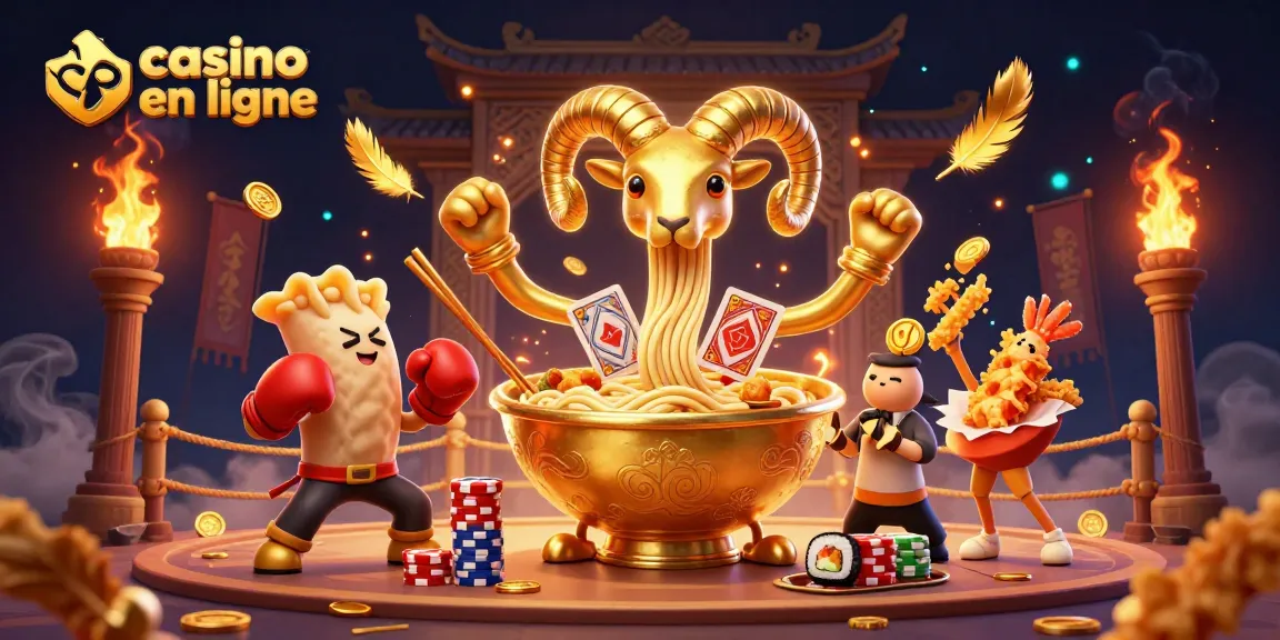Jouez à des jeux de casino en ligne avec un décor coloré et dynamique animé.