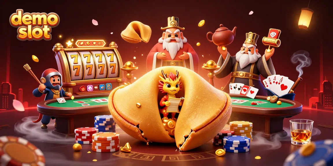 Engage with demo slot excitement in a vibrant, packed casino scene featuring magical characters and dynamic gaming elements.