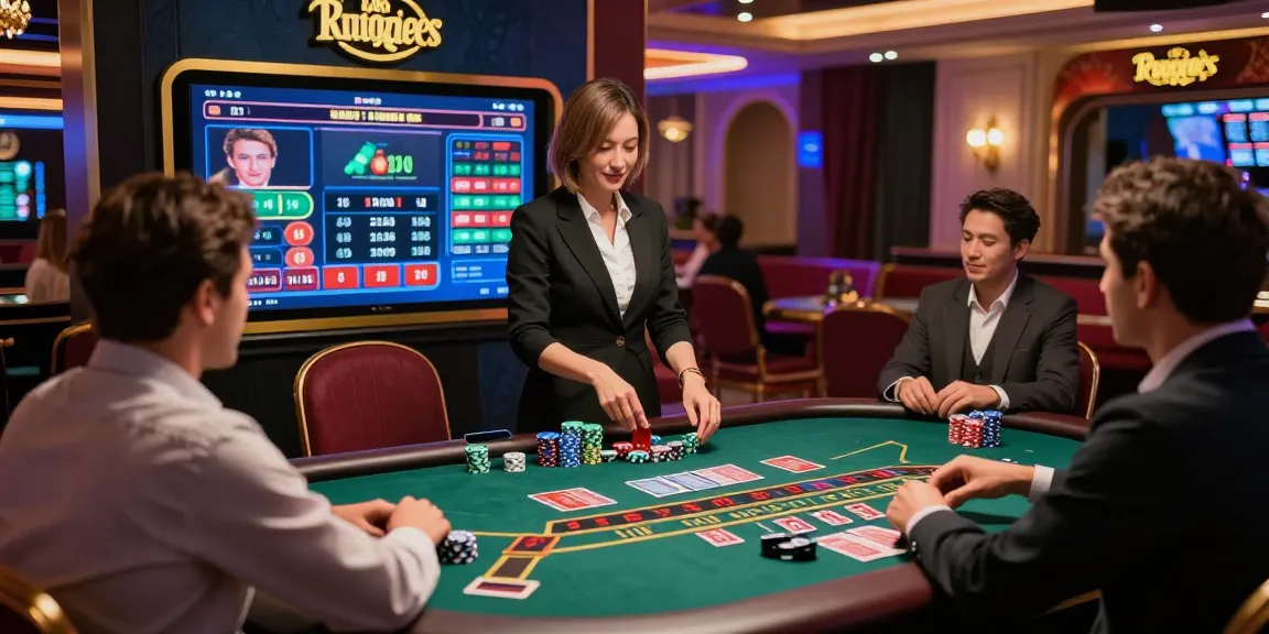 Baccarat Online players enjoying an immersive live casino game experience with a professional dealer.