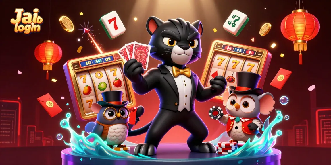 Play exciting games on Jai club login platform with vivid characters and casino elements.