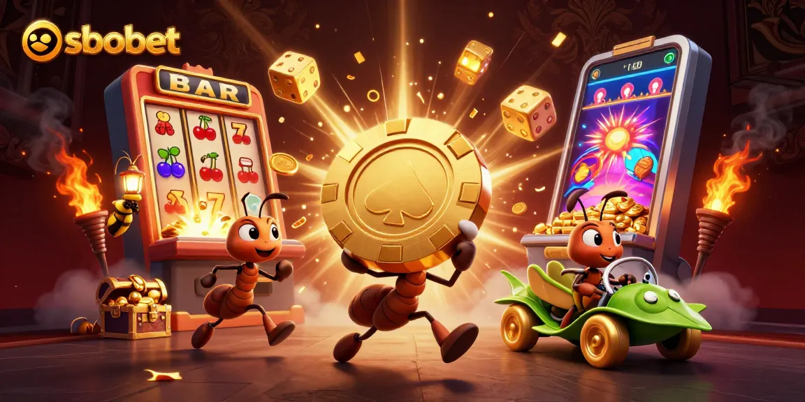 Mengalami sbobet dengan taruhan slot dan simbol keberuntungan di dunia kasino.