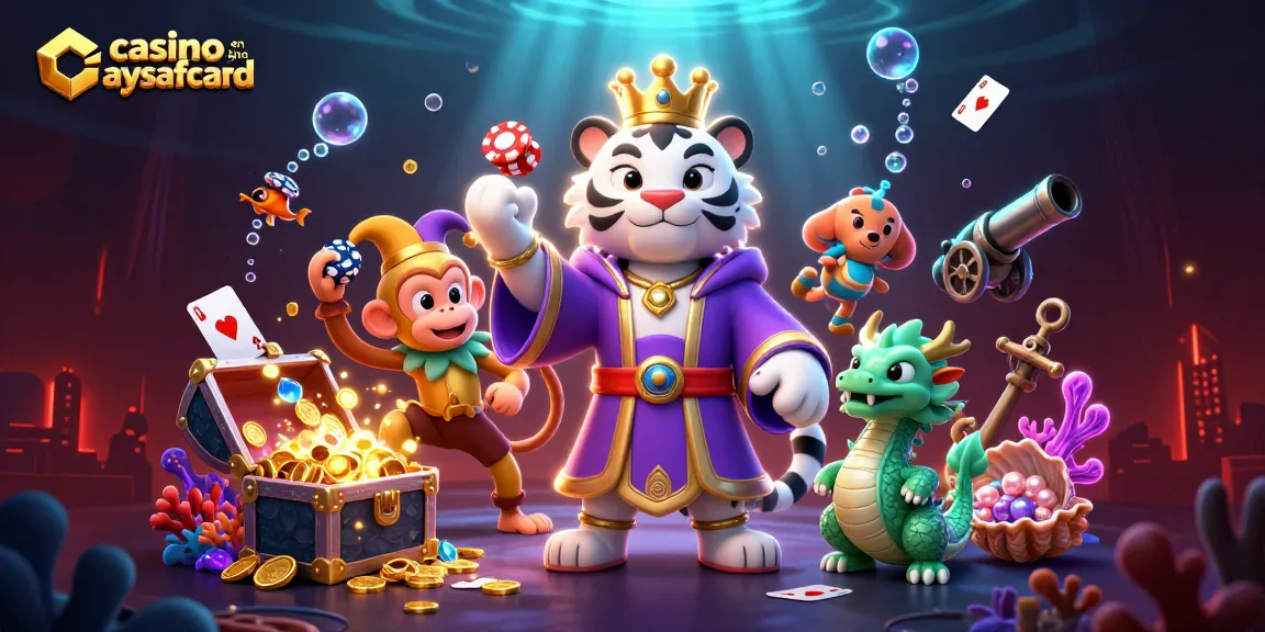 Plongez dans l'univers du casino en ligne paysafecard avec ce tigre majestueux et un dragon mystique.